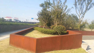 浦江耐候钢挡土墙